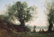 Jean-Baptiste-Camille Corot Orpheus Lamenting Eurydice oil painting reproduction